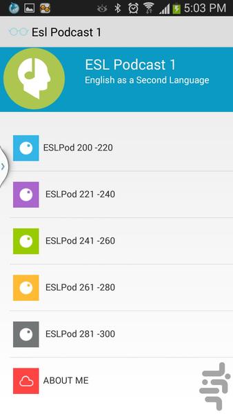 Esl Podcast-1 - Image screenshot of android app