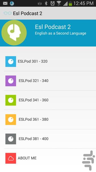 Esl Podcast 2 - Image screenshot of android app