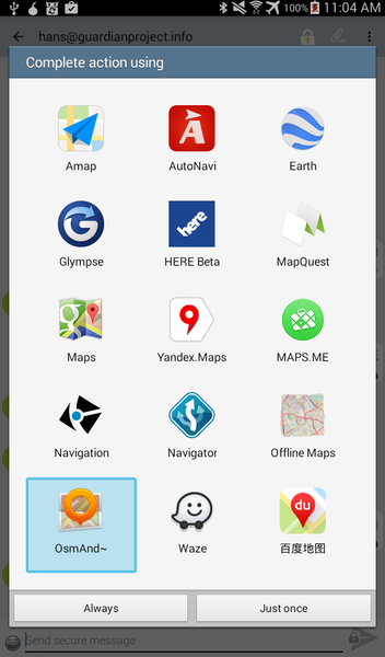 Location Privacy - BETA - Image screenshot of android app