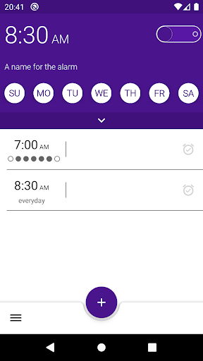 Alarm Clock - Image screenshot of android app