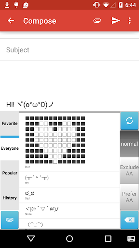 Emoticon Keyboard (with Emoji) - عکس برنامه موبایلی اندروید