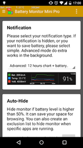 Battery Monitor Mini - Image screenshot of android app