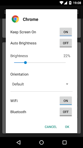Settings App - عکس برنامه موبایلی اندروید