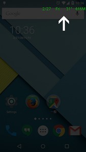 Status Bar Mini - Image screenshot of android app