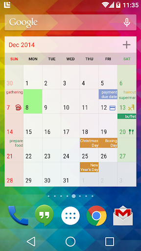 Calendar N - Image screenshot of android app