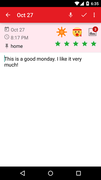 Diary: Life journals - Image screenshot of android app