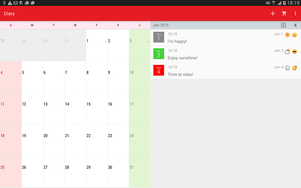 Diary: Life journals - Image screenshot of android app