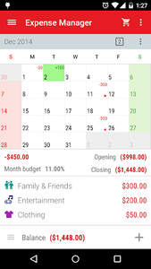 Expense Manager: budget, money - Image screenshot of android app