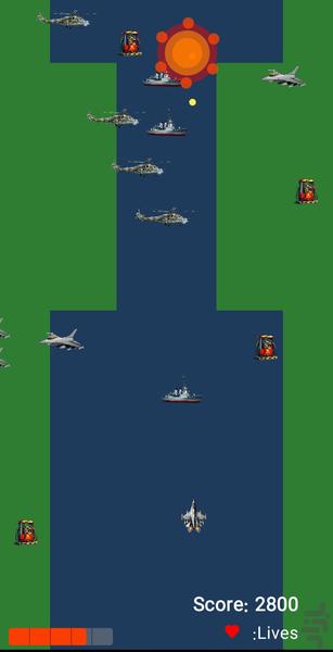 RiverRaid - Gameplay image of android game
