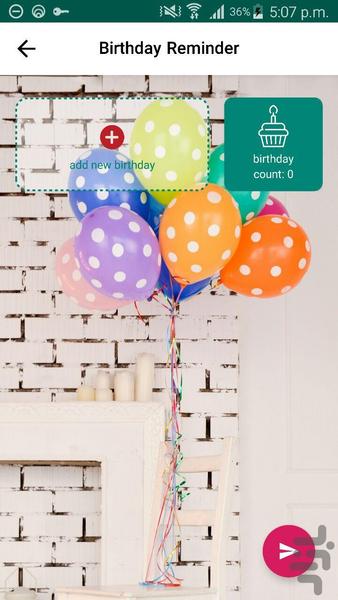 Birthday Reminder - Image screenshot of android app