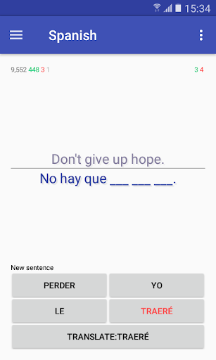 10,000 sentences - Image screenshot of android app