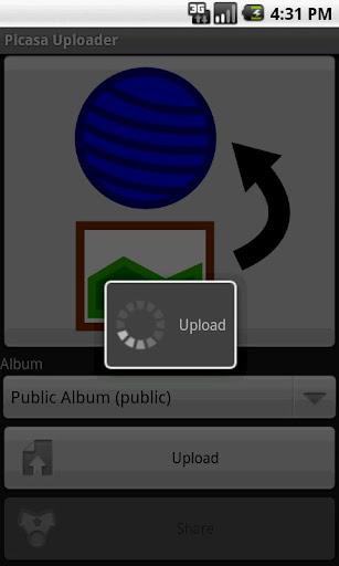 Picasa Uploader - عکس برنامه موبایلی اندروید