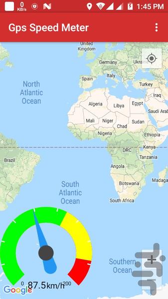 سرعت یاب gps - عکس برنامه موبایلی اندروید