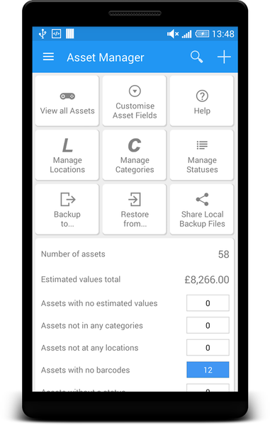 Asset Manager (Lite) - عکس برنامه موبایلی اندروید