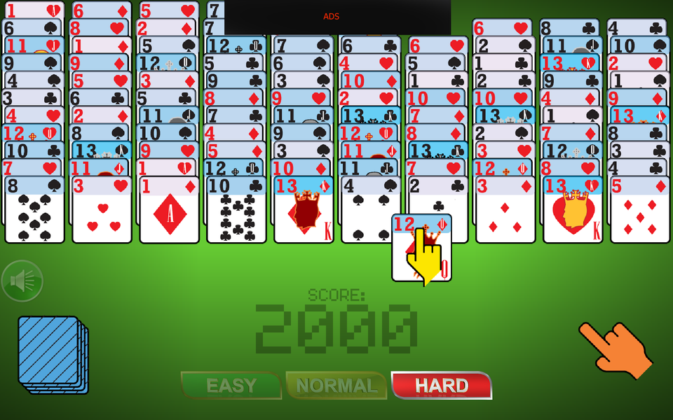 Spider solitaire - عکس بازی موبایلی اندروید