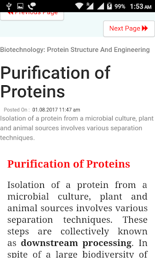 BioTech Study App - عکس برنامه موبایلی اندروید