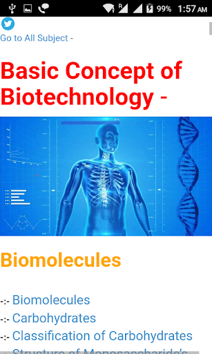 BioTech Study App - عکس برنامه موبایلی اندروید