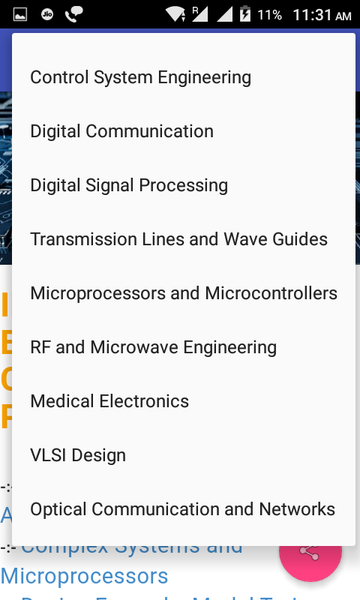 EEE Engineering study Notes - عکس برنامه موبایلی اندروید