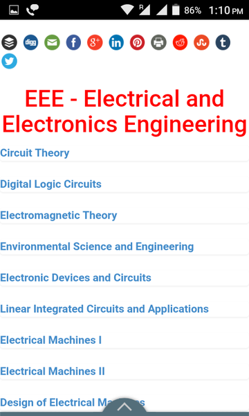 EEE Engineering study Notes - عکس برنامه موبایلی اندروید