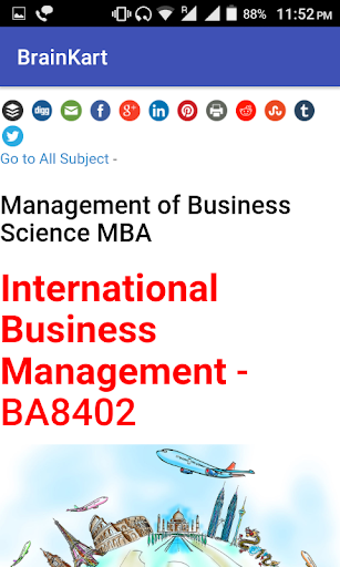 MBA Study App - Image screenshot of android app