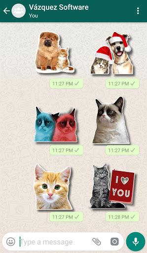 WASticker Cats - عکس برنامه موبایلی اندروید