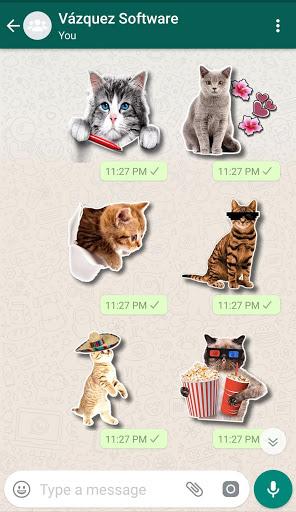 WASticker Cats - عکس برنامه موبایلی اندروید