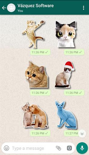 WASticker Cats - عکس برنامه موبایلی اندروید