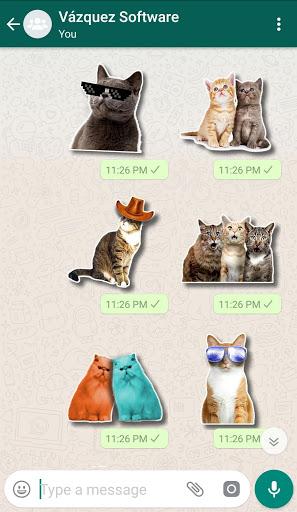 WASticker Cats - عکس برنامه موبایلی اندروید