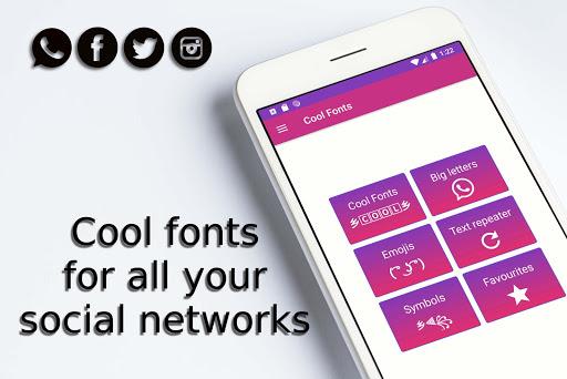 Cool Fonts (for Instagram) - عکس برنامه موبایلی اندروید