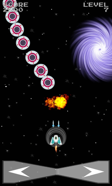 Space Shooter - Gameplay image of android game