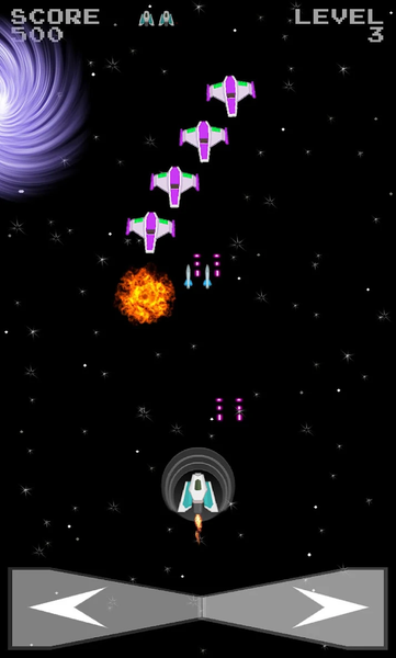 Space Shooter - Gameplay image of android game