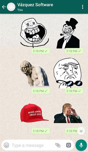 WASticker Memes - Image screenshot of android app