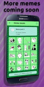 WASticker Memes - عکس برنامه موبایلی اندروید