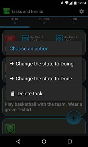 To do list - Image screenshot of android app