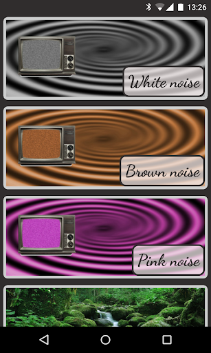 Brown Noise and Pink Noise - عکس برنامه موبایلی اندروید