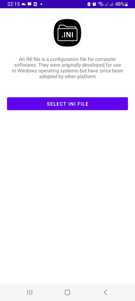 INI File Opener & Editor - Image screenshot of android app