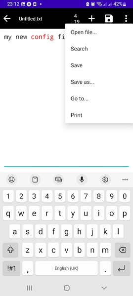 INI File Opener & Editor - Image screenshot of android app