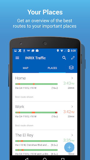 INRIX Traffic Maps & GPS - Image screenshot of android app