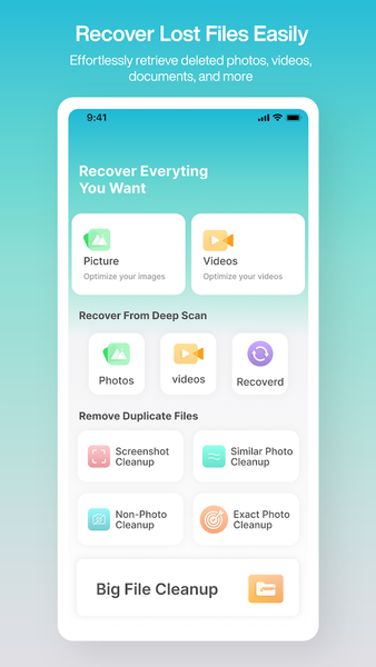 Undeleter Recover Files & Data - Image screenshot of android app