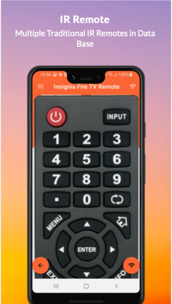 Insignia Fire TV Remote - Image screenshot of android app