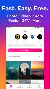 Downloader for Instagram: Video Photo Story Saver - عکس برنامه موبایلی اندروید