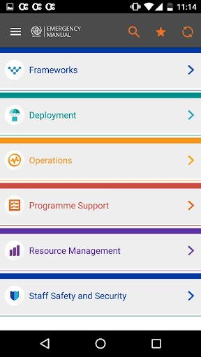 IOM Emergency Manual - عکس برنامه موبایلی اندروید