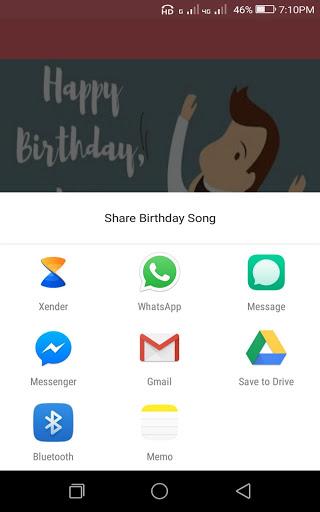 Happy Birthday Songs - عکس برنامه موبایلی اندروید