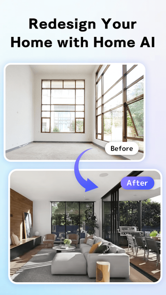 Home AI: AI Interior Design - عکس برنامه موبایلی اندروید