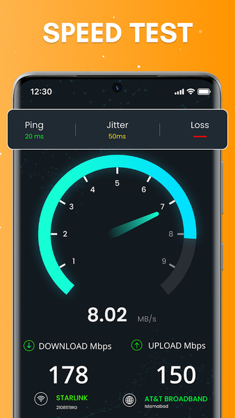 Wifi Analyzer - SpeedTest - Image screenshot of android app