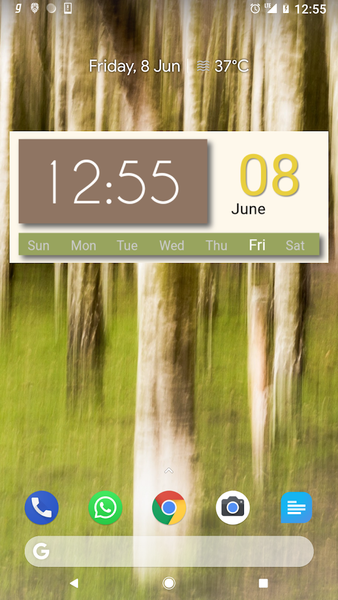 Earth UCCW skin - Image screenshot of android app