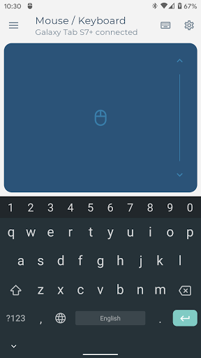 Bluetooth Keyboard & Mouse - Image screenshot of android app
