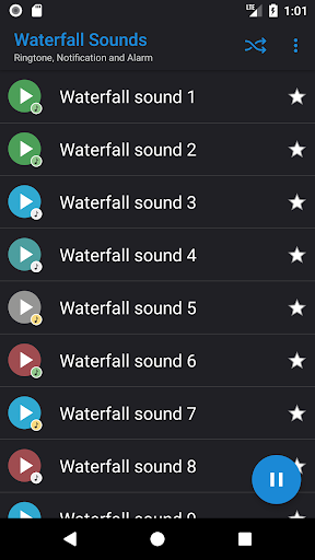 Appp.io - Waterfall sounds - عکس برنامه موبایلی اندروید