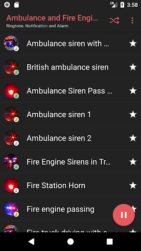 Ambulance & Fire Engine sounds - Image screenshot of android app