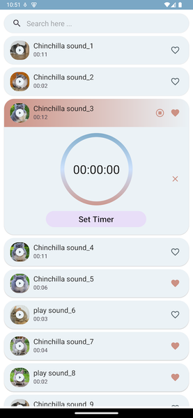 Chinchilla sounds - عکس برنامه موبایلی اندروید
